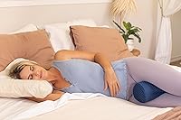Vista 2 de Carex, almohada redonda para cervical, con funda extraíble, ergonómicamente diseñado para postura de sueño terapéutico