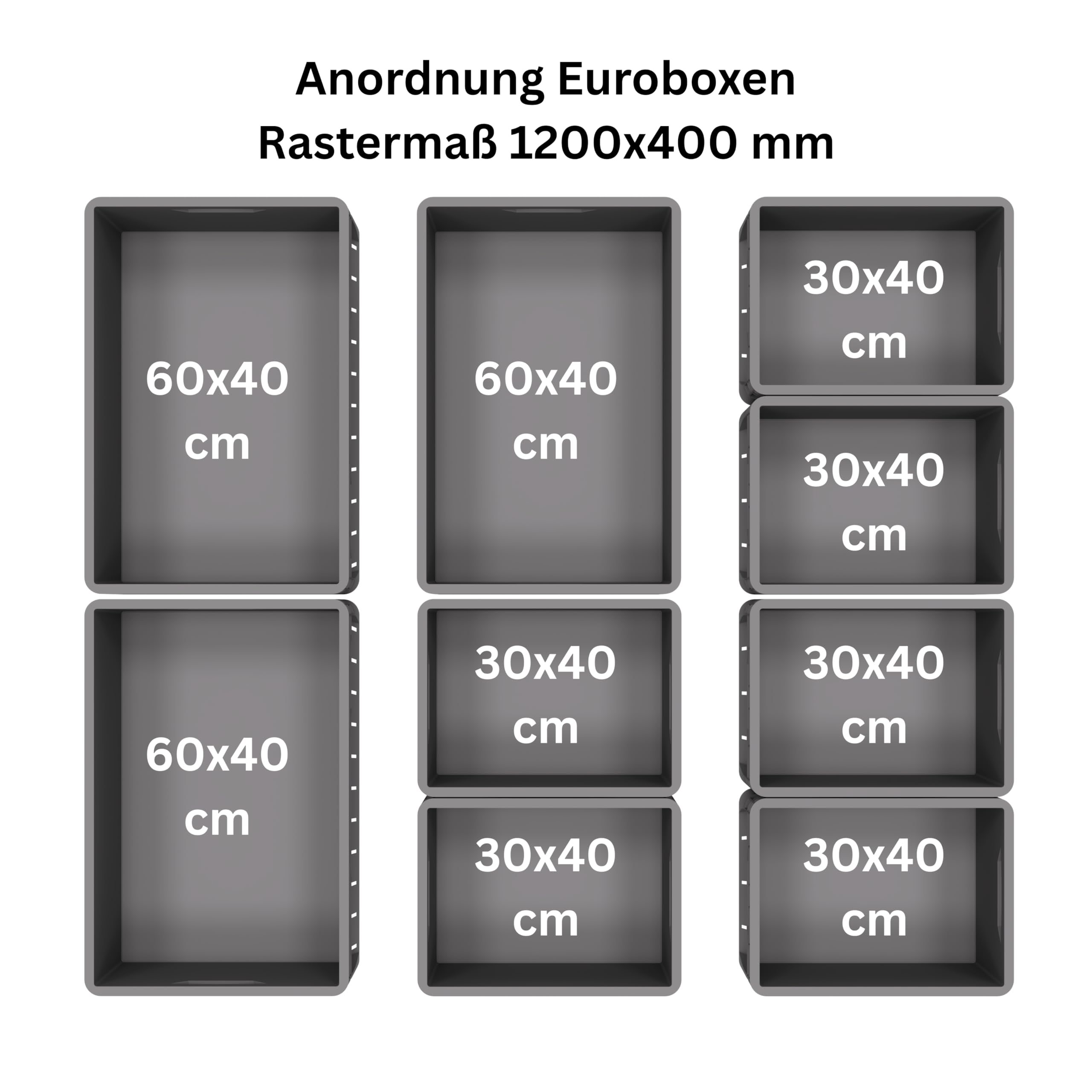 VOBI Wohnmobil Regal Regalsystem Tower 4-1200, mit Auszügen, 488x1205 mm (mit 3 Auszügen)