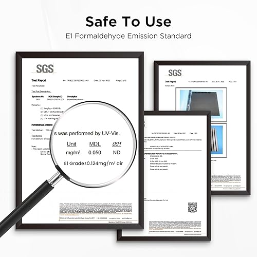 Miniatura 5 de Paquete de 6 paneles de pared de madera acústica, 94 x 7.9 pulgadas cada uno panel de madera insonorizada, paneles de listones de madera estriada 3D