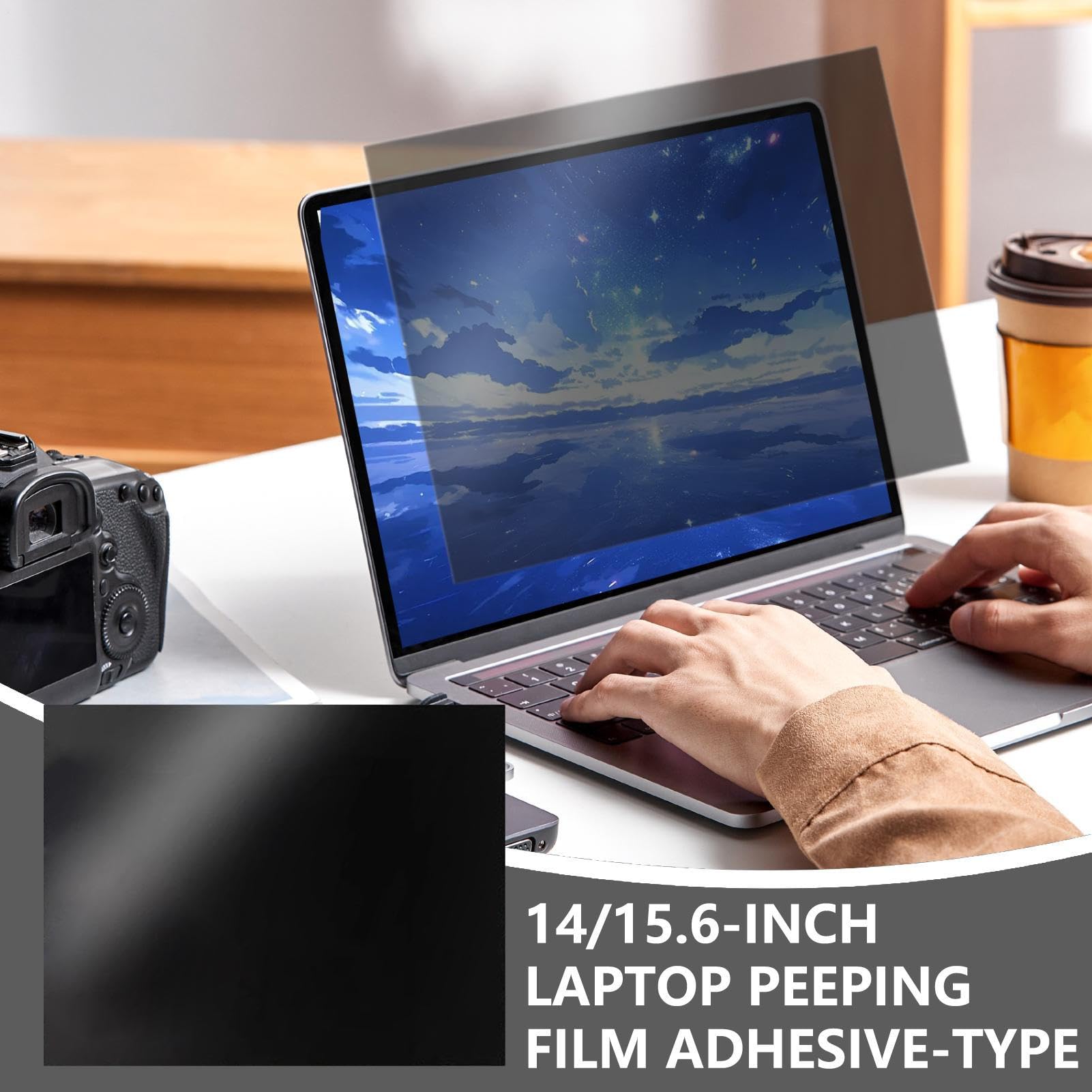 Protezione Visiva Per Computer Portatile - Schermo Di Sicurezza Grande Schermo | Pellicola Riservata Anti-sguardo, Protezione Dei Dati, Cornici Ideali, Indipendenti, Camere Di Classe, Librerie, Tra