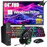 Lenovo ThinkCentre M700 Tiny Desktop PC with 24