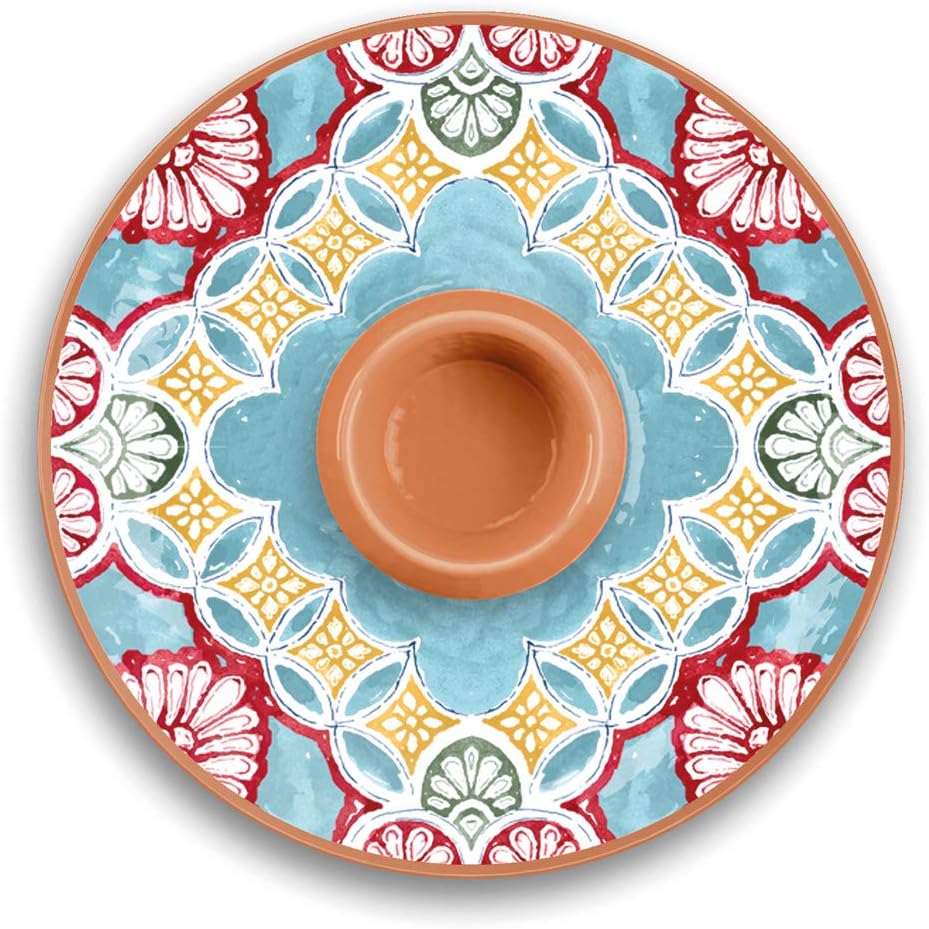 EpicureanRio Corte Melamine Chip and Dish Server