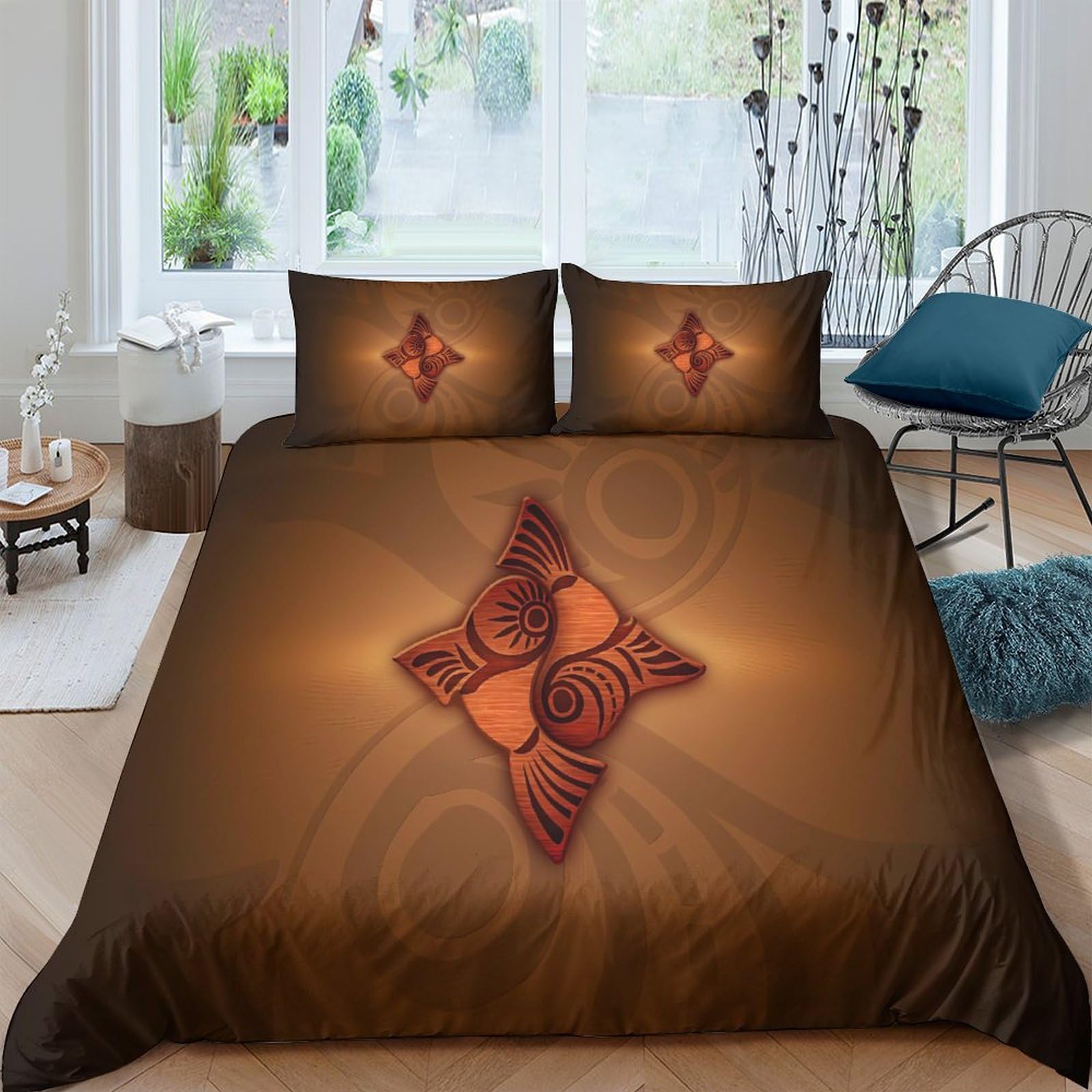 Parure de lit style chinois pour créer une ambiance zen dans la chambre