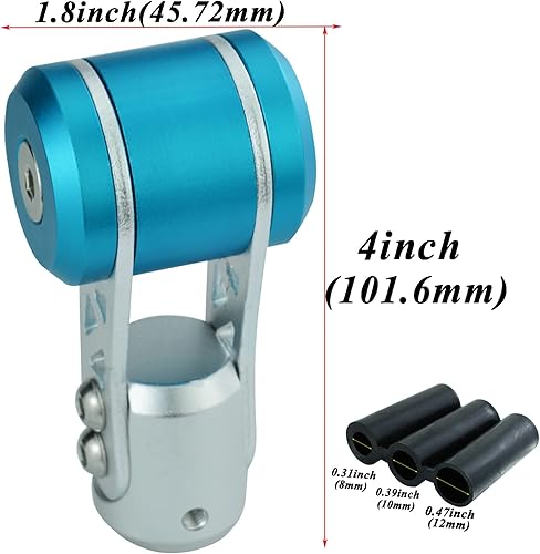 Miniatura 2 de Abfer Pomo de palanca de cambios en T, perilla de palanca de cambios para automóvil, palanca de cambios de peso, compatible con manuales de vehículo