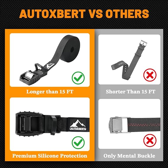 AUTOXBERT Soft Roof Rack Pads 71cm Universal Car Roof Bar Pads