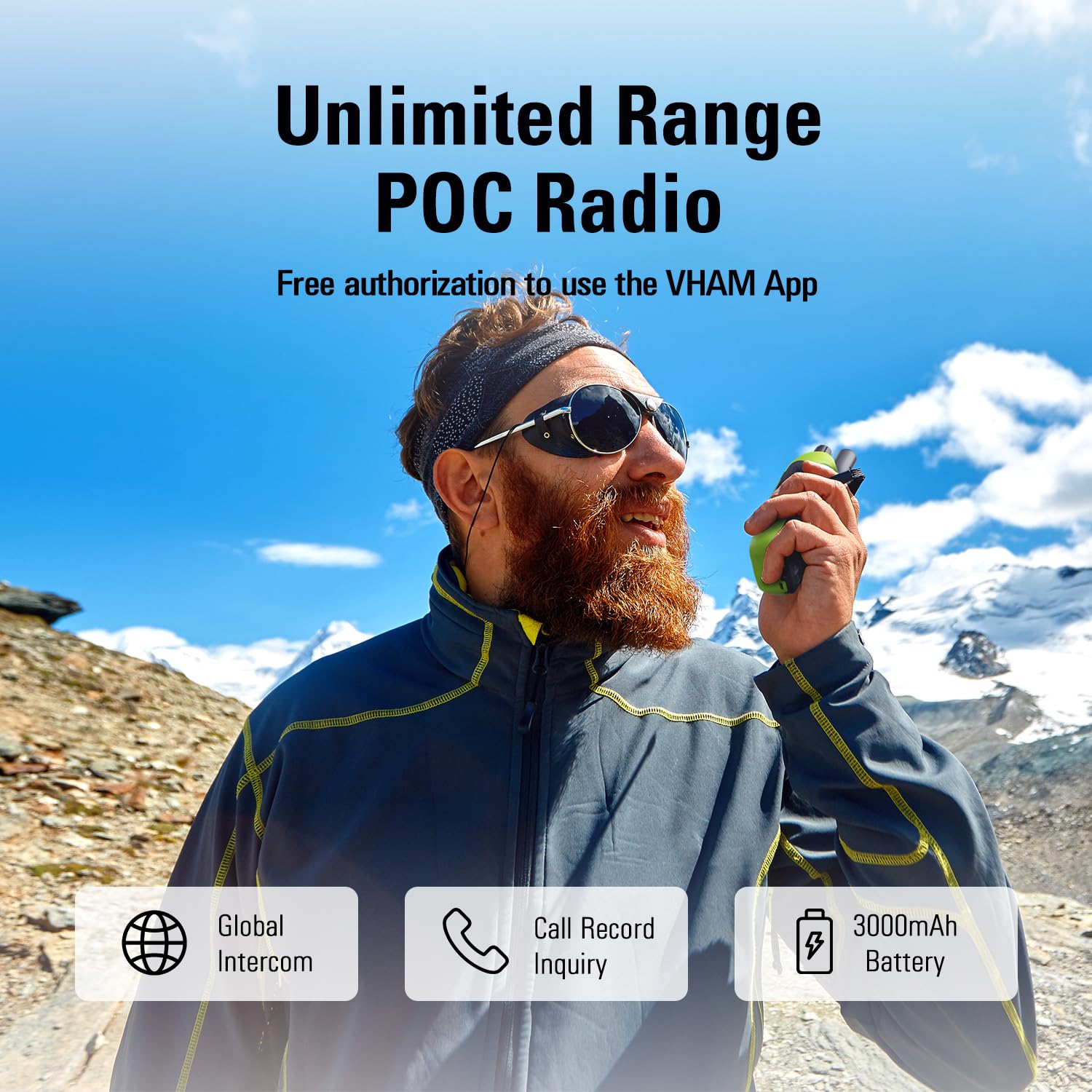 Talkpod N39plus Walkie Talkie Unlimited Range, PoC Radios Nationwide PTT Two Way Radios Long Distance for Family, Logistics, Company with SIM Card (Green) - 3