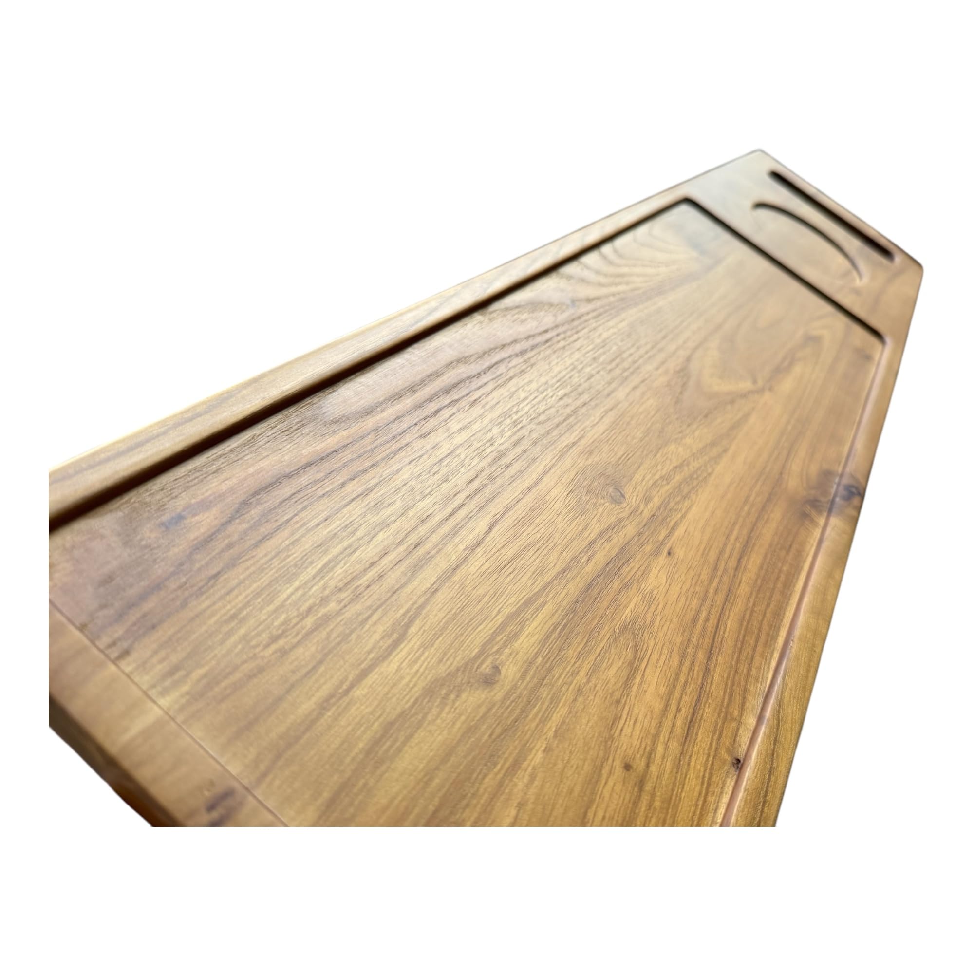 Zeek Bandeja para bañera de madera natural maciza, bandeja para servir embutidos, regalo de inauguración de la casa