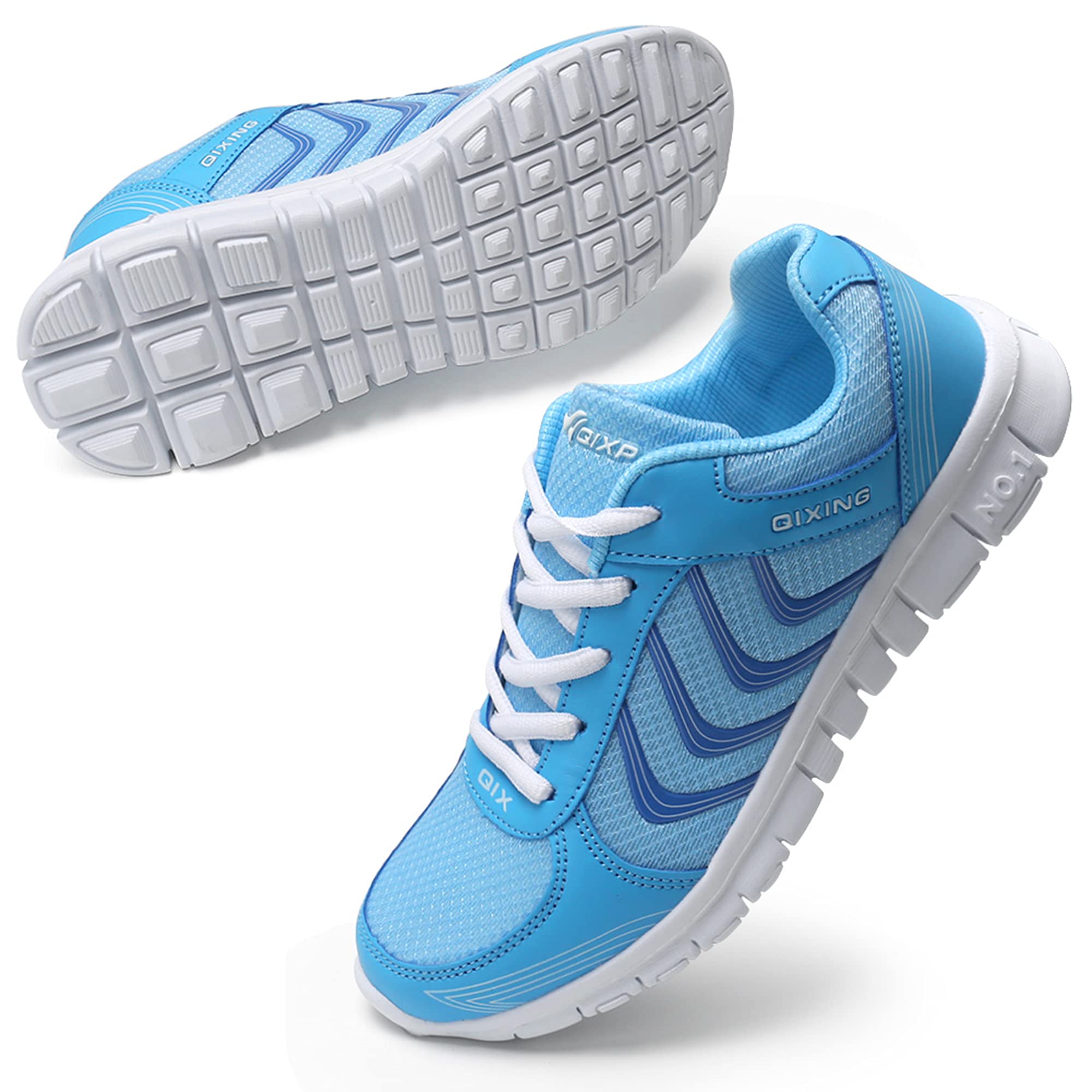 Duoyangjiasha Womens Athletic Mesh Breathable Casual Sneakers Lace - Main Image