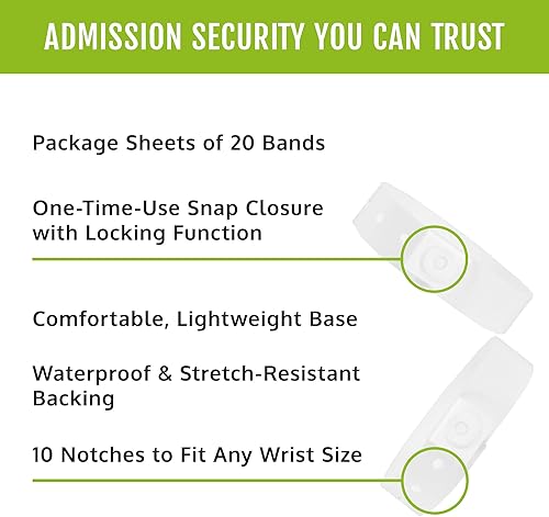 Vista 29 de 500 Aqua - Pulseras de plástico Wristco Aguamarina