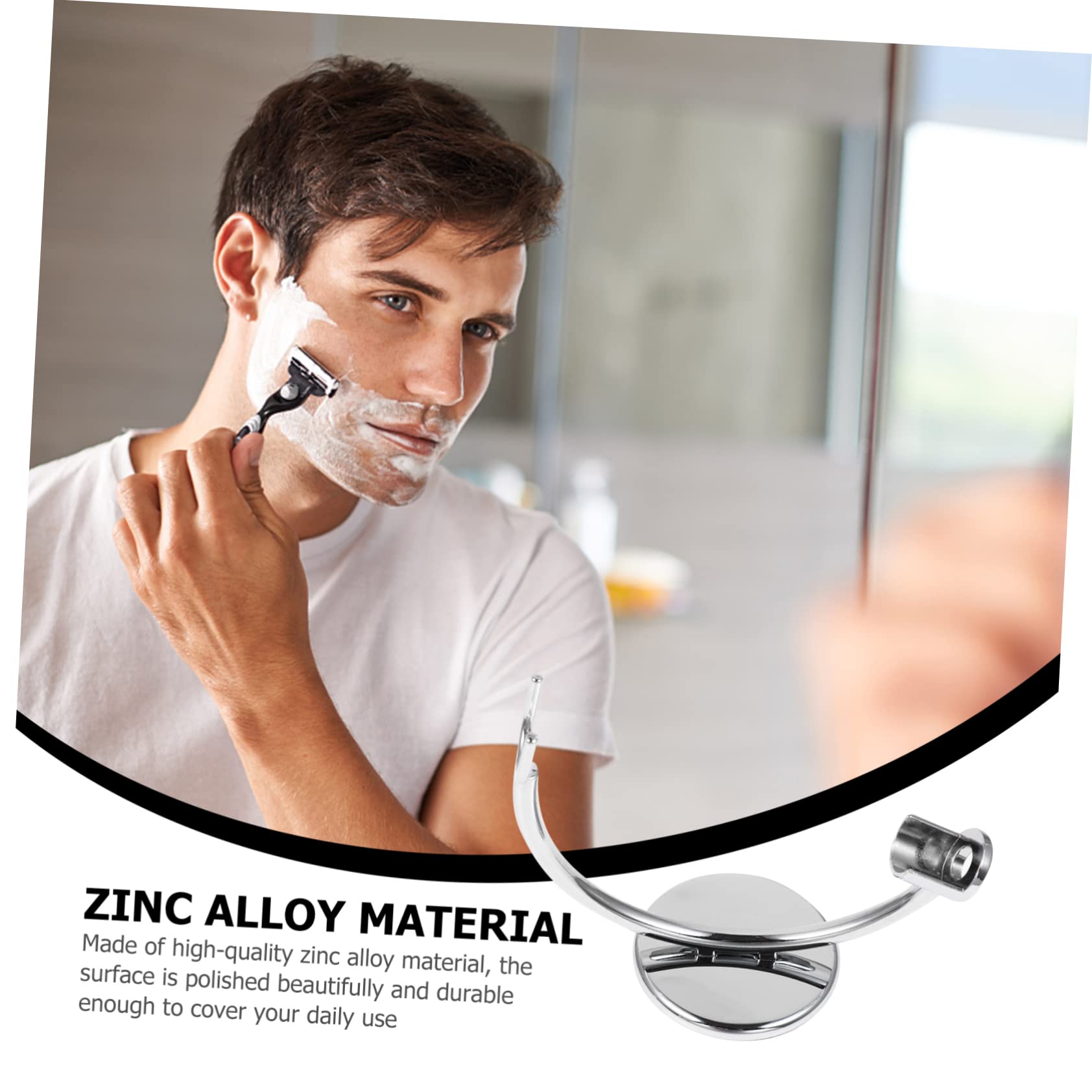 Mipcase 2pezzi Supporto Per Rasoio Sicuro Di Stand Per Rasoio Da Barba Organizzatore Nonslip Per Cura Della Barba Design Elegante e Resistente Alla