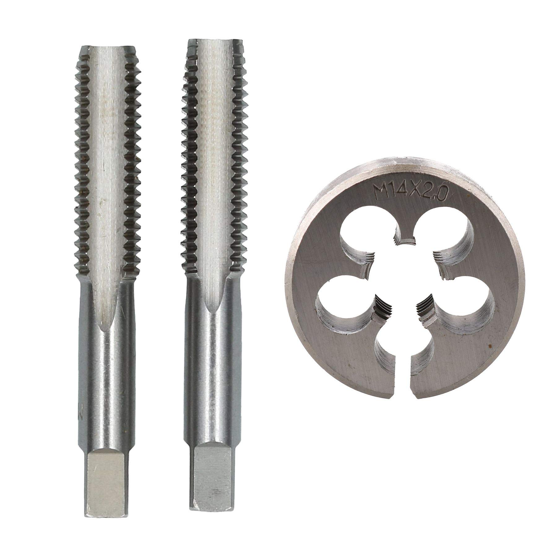 Terrajas M14 x 2mm de acero de tungsteno con tapón cónico para solucionar roscas dañadas TD040
