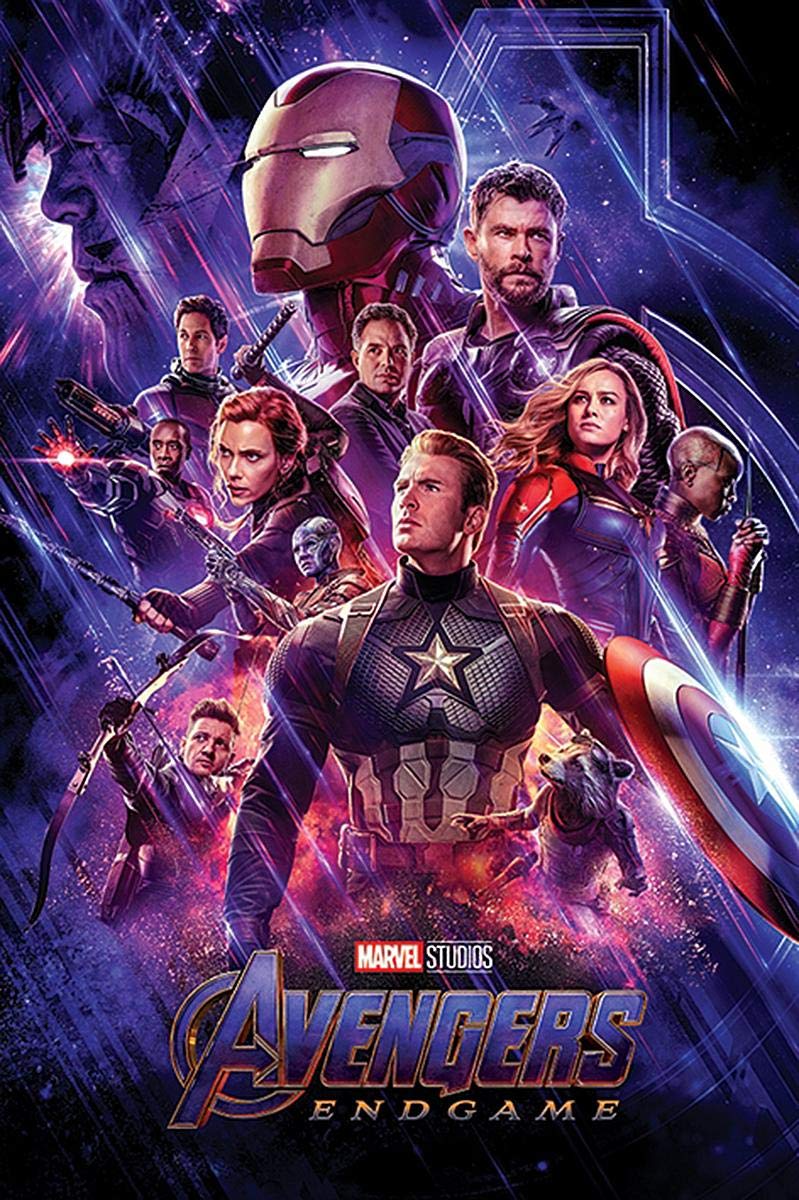 Avengers: Endgame Poster One Sheet (61cm x 91,5cm) + 1 Pair of