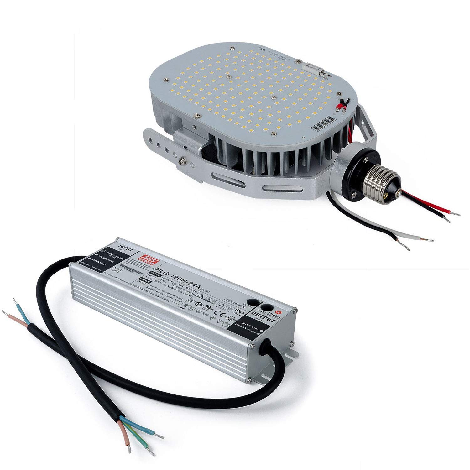 120W LED Retrofit Kit,700W MH/HPS Equivalent,100-277V 5000K 14400 Lumens,ETL/cETL/DLC Listed,Replaces Street/Area Light,High Bay,Gas Station Light,Wall Pack Light.