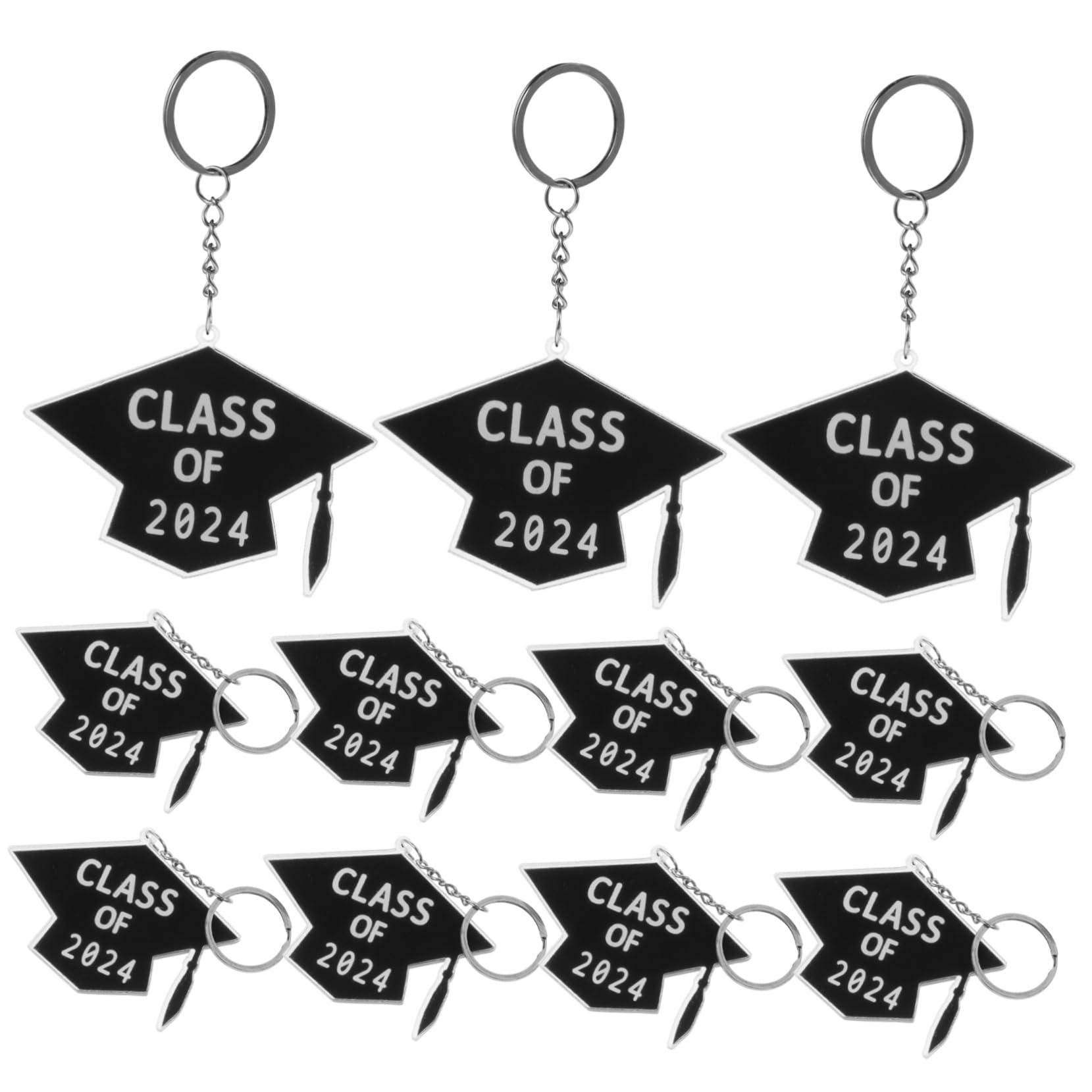 SOIMISS llavero favores de la fiesta de graduación bolsa colgando decoración adorno colgante de llave titular de la llave de estudiante graduado Acrílico