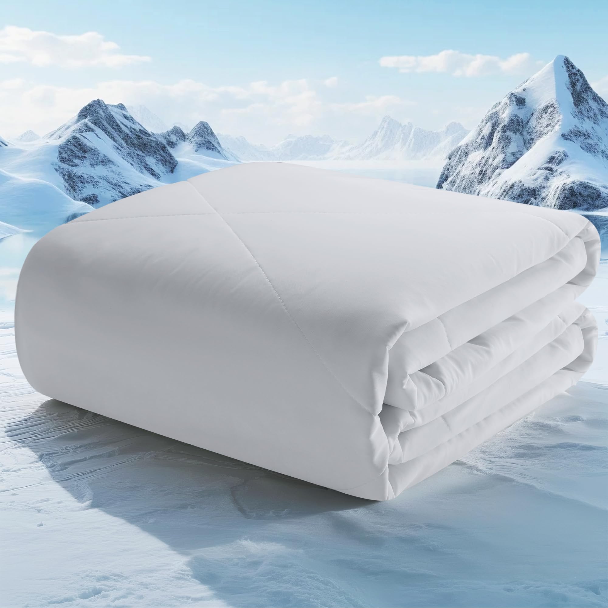 Autsel Cooling Blanket for Night Sweats & Hot Sleepers, Q-Max >0.4 High-Cooling Fibres, Summer Blanket