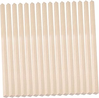 Gadpiparty 30pcs Unfinished Square Dowel Sticks Strong Craft Rods for Projects Cross-Section for Model Making and Home Decor