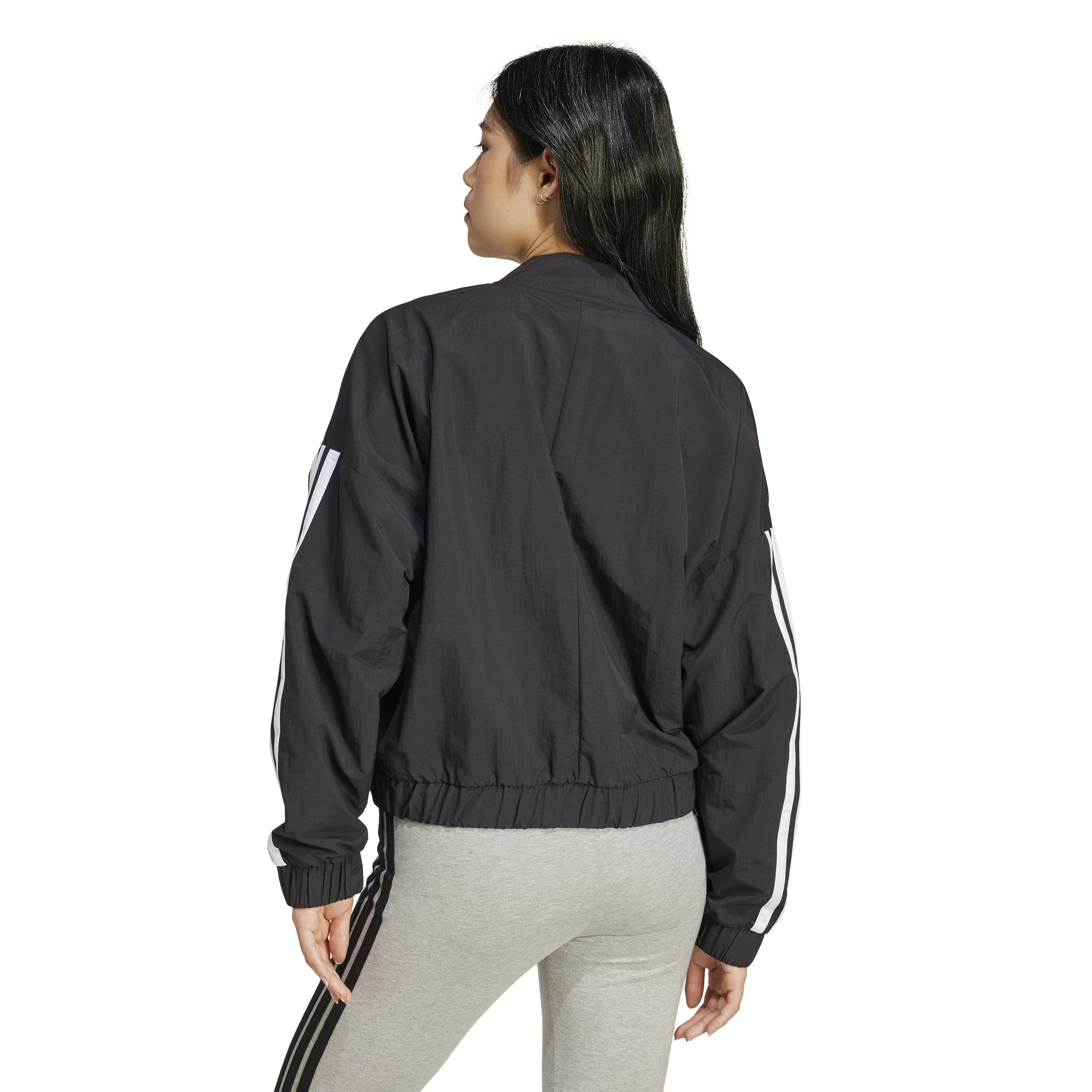 adidas Mujer ESSENTIALS 3-STRIPES LIFESTYLE WOVEN BOMBER JACKET