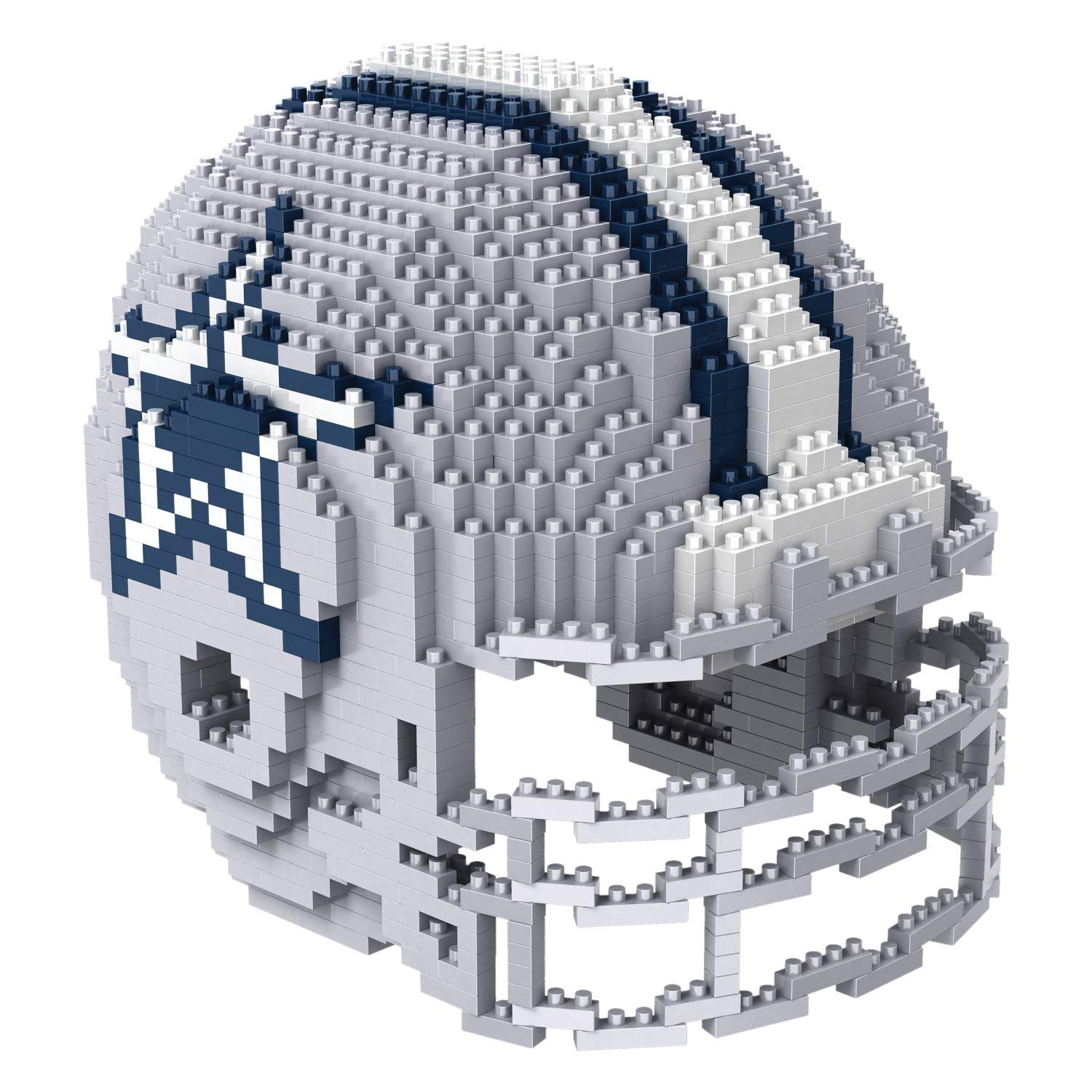 FOCO NFL Unisex-Child NFL 3D BRXLZ Construction Toy Blocks Set - Helmet