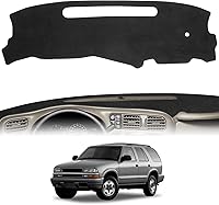 HPEVA Custom Dash Cover Mat for Chevy S10 Blazer 1998-2005, S10 1998-2004, GMC Jimmy 98-2001, Sonoma 98-2004 - Anti-Glare UV Protection