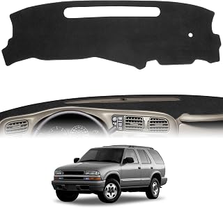 HPEVA Custom Dash Cover Mat for Chevy S10 Blazer 1998-2005, S10 1998-2004, GMC Jimmy 98-2001, Sonoma 98-2004 - Anti-Glare UV Protection