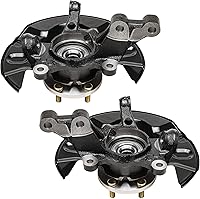 Vista 1550 de Detroit Axle - Kit de suspensión delantera de 10 piezas para Chevy Aveo Aveo5 Pontiac G3 Wave 2 Ready Struts Assembly 2 Enlaces de barra