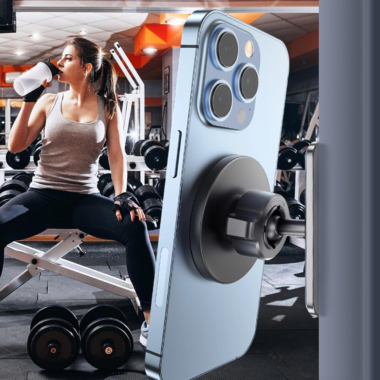 Mjaie Fitness Holder Anti Slip Base for Exercise Fitness Holder Anti Slip Base for Exercise