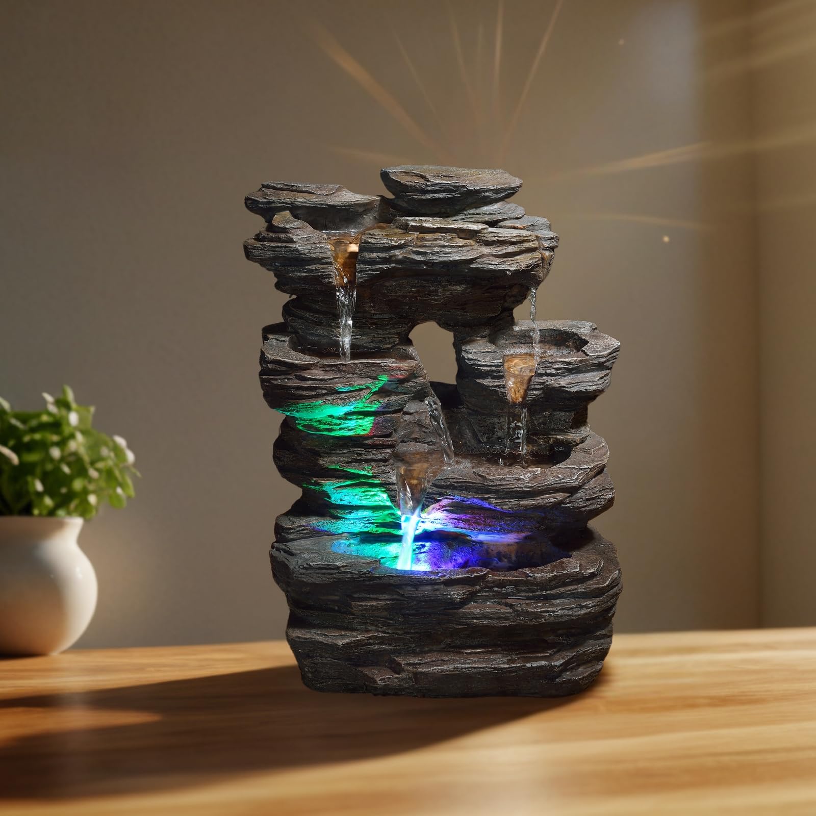 Zen'Light SCFR130 - Fontana naturale, colore: Grigio pietra