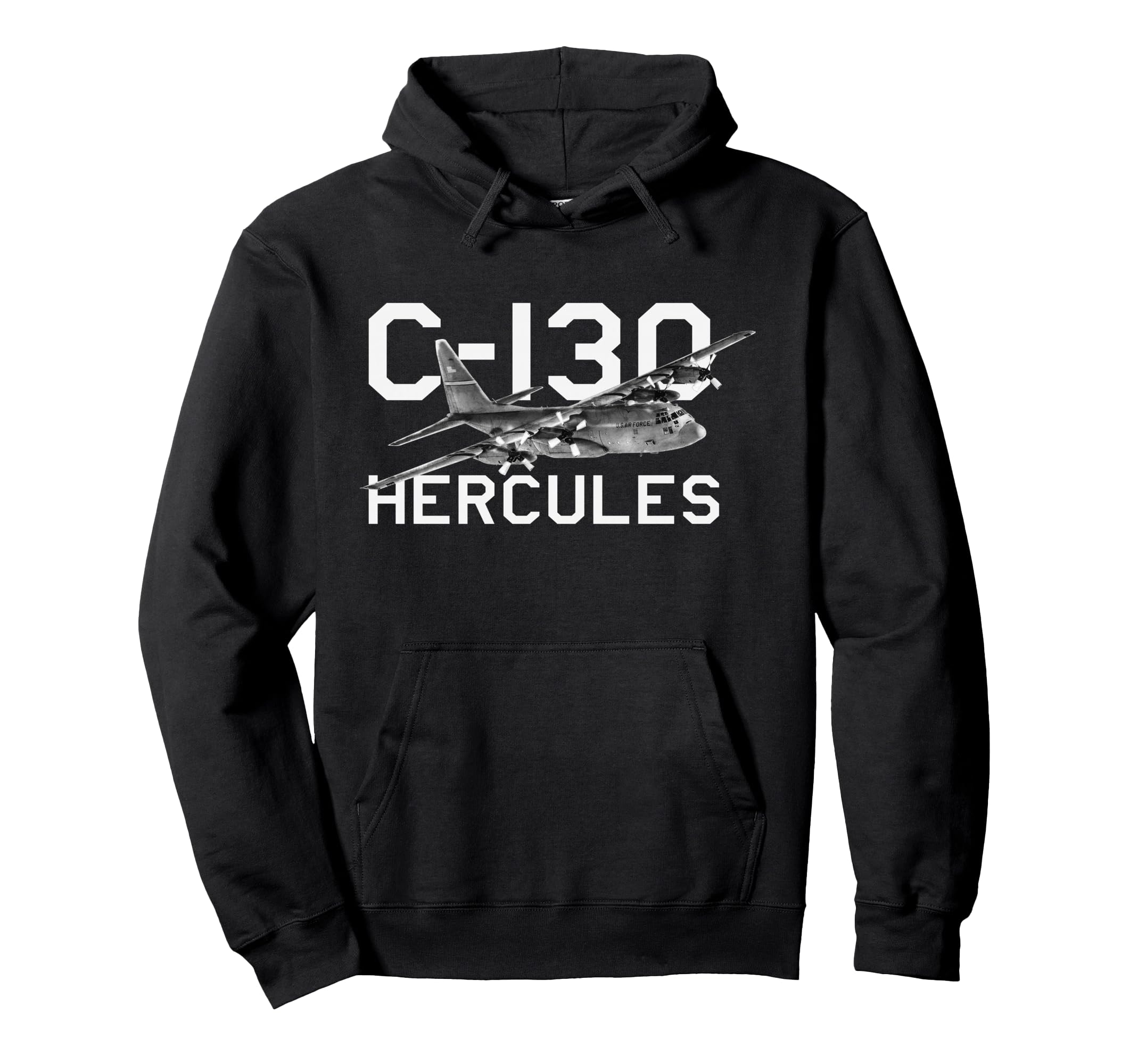 C-130 Hercules Military Airplane Pullover Hoodie