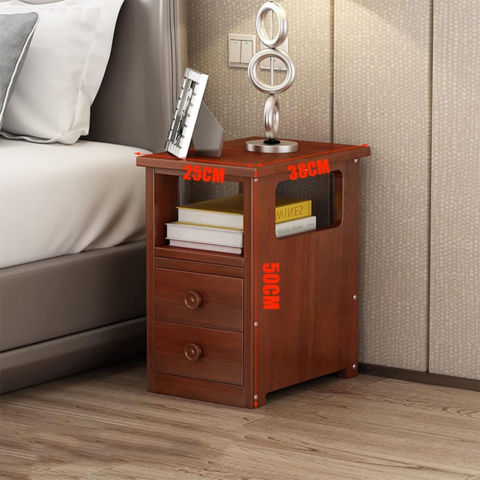 ヴィンテージ ベッドサイド ミニラック オーク 無垢材 ヴィンテージ