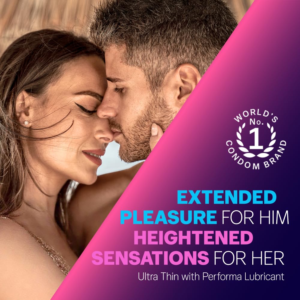 Durex Extra Time Ultra Thin Condom 10 Count 1