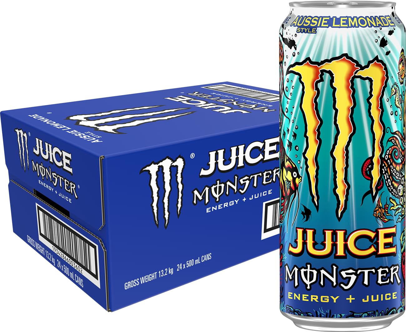 Monster Energy Drink Aussie Lemonade 24 x 500ml