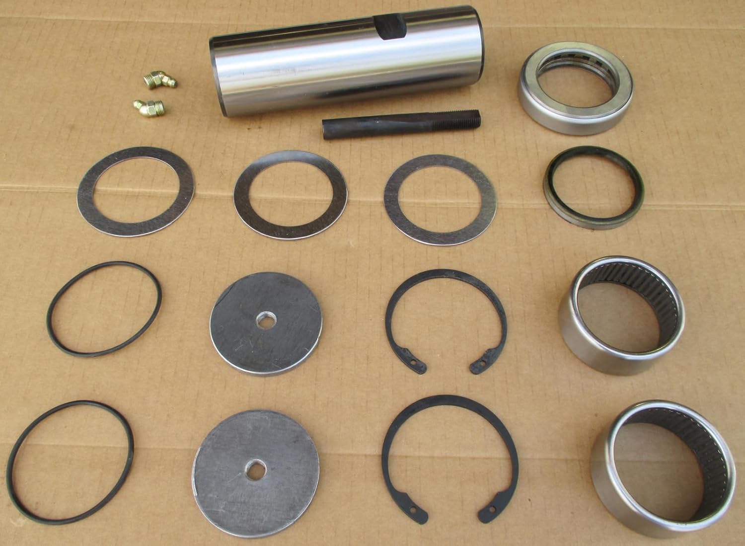 Front AXLE King PIN Set Replacement for CASE Industrial 580K 580L 580LXT 580M 580SK 580SL