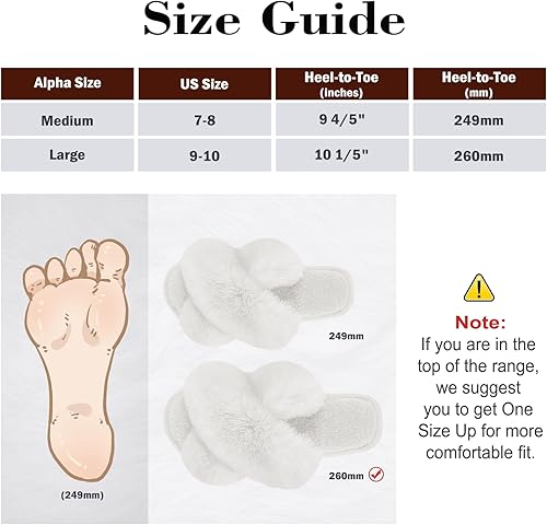 Miniatura 3 de Pantuflas - Pantuflas para mujer de interior, pantuflas peludas para mujer, pantuflas de banda cruzada para interiores y exteriores, pantuflas