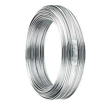 Dead Soft Flexible Pure Zinc Wire 12 Gauge 49 Ft,Jewelry Making
