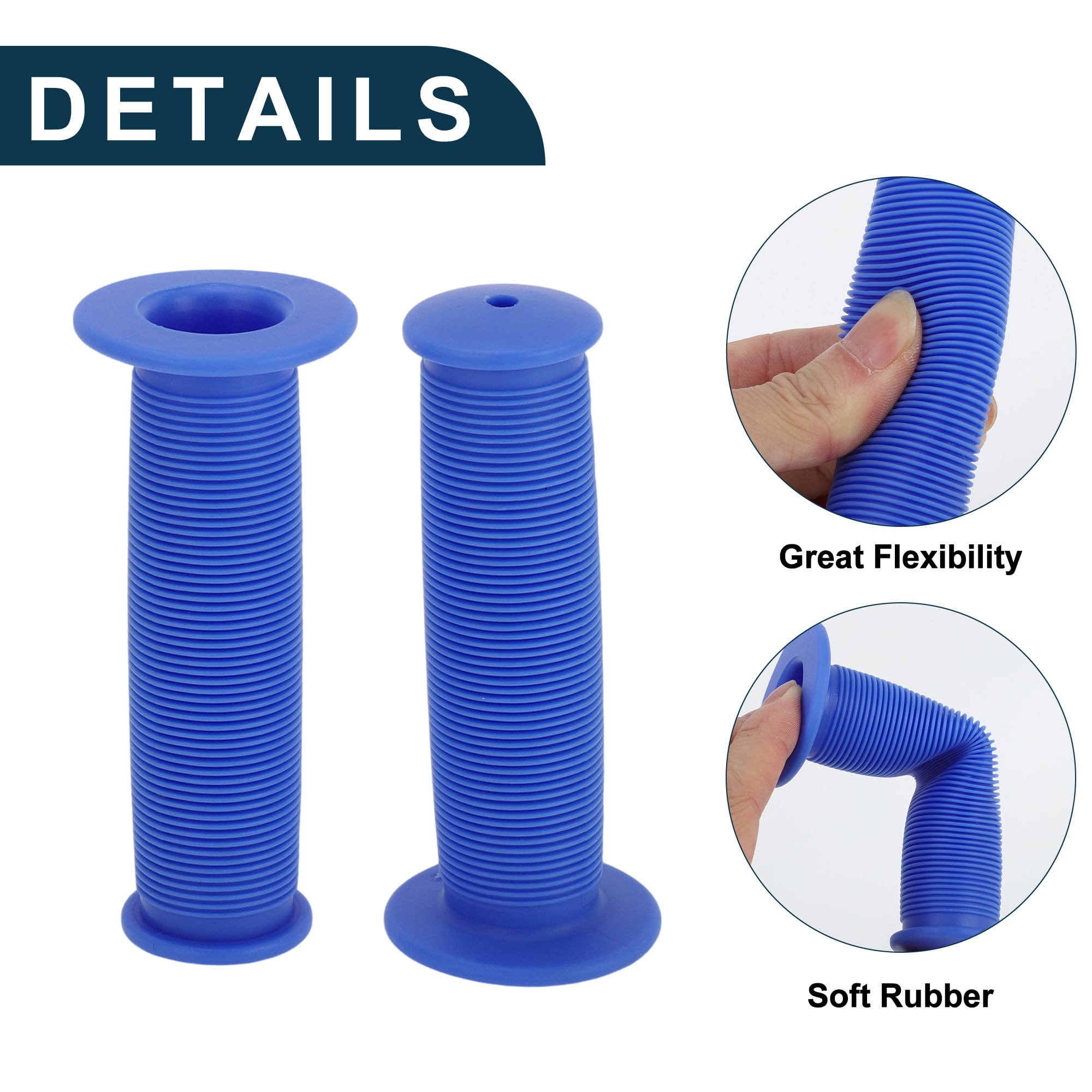 TUCKBOLD Bike Handlebar Grips Covers 110mm Long Soft - Image 3