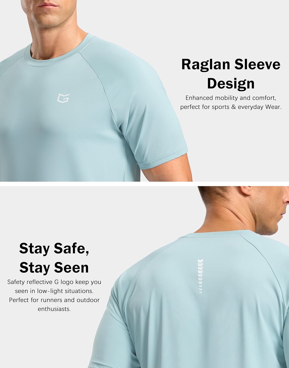 G Gradual Men's Athletic Workout T-Shirts Moisture Wicking Cooling Running Shirts Short Sleeve Performance Tee for Gym Tennis - Image 6