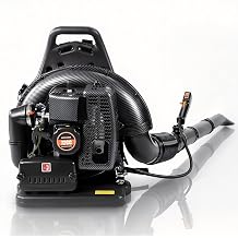 72CC Gas Power Leaf Blower, 2-Stroke Backpack Leaf Blower with 760 CFM 230 MPH, Adjustable Speed, Low Noise &amp; Ergonomic Harness, Cruise Control for Commercial Lawn Care, Yard Debris &amp; Debris Removal