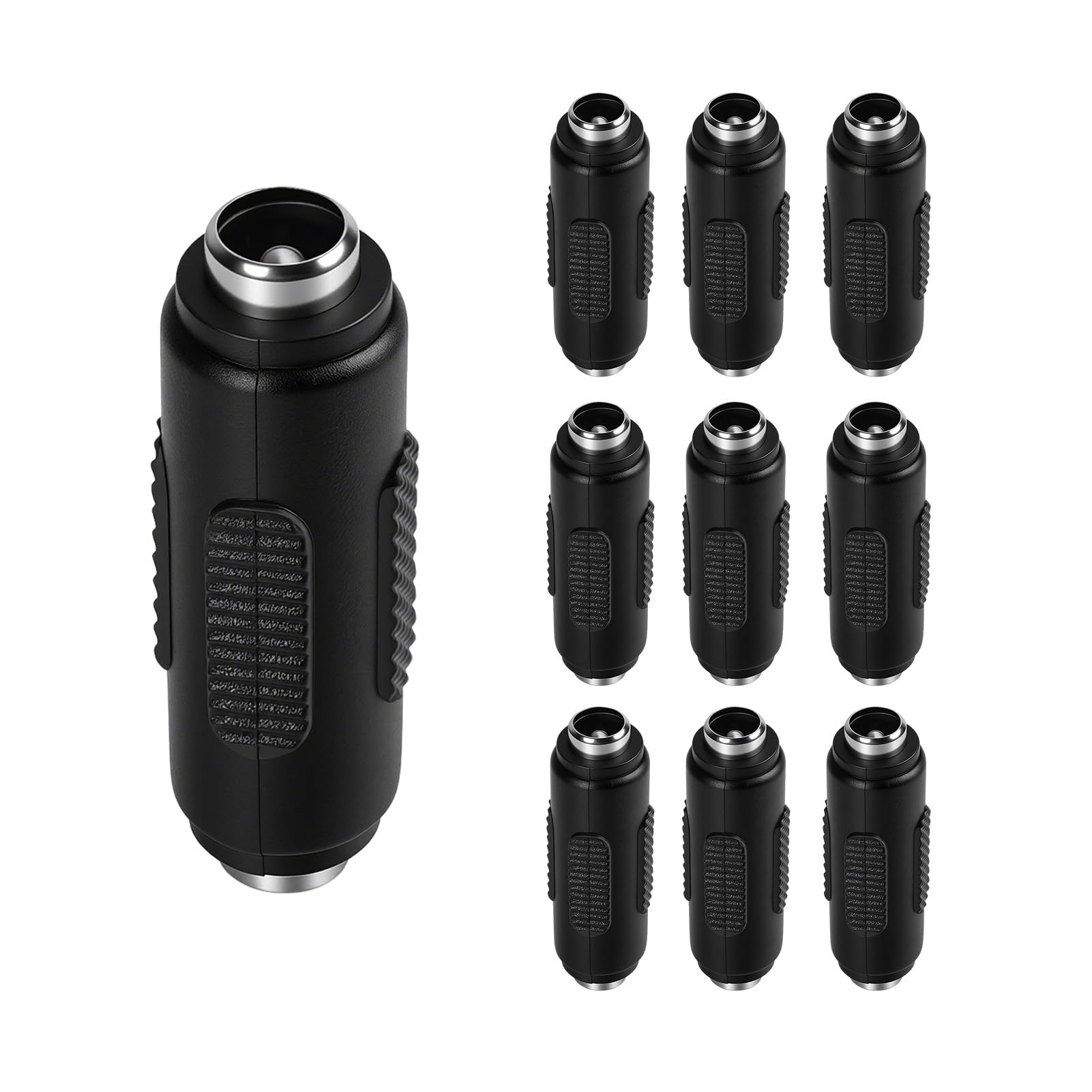 10 Pcs DC Connecteur d'alimentation Femelle à Femelle De 5,5 X 2,1 Mm, Connecteur Alimentation DC, Connecteur DC Prise DC Mm, Coupleur Femelle Femelle pour CCTV LED CaméRa