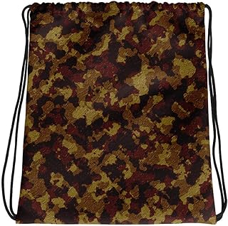 SPIRITSHIRTSHOP Camouflage Camo Camou Bundeswehr Tarnfarben Flecktarn Tasche mit Kordelzug Gymsack