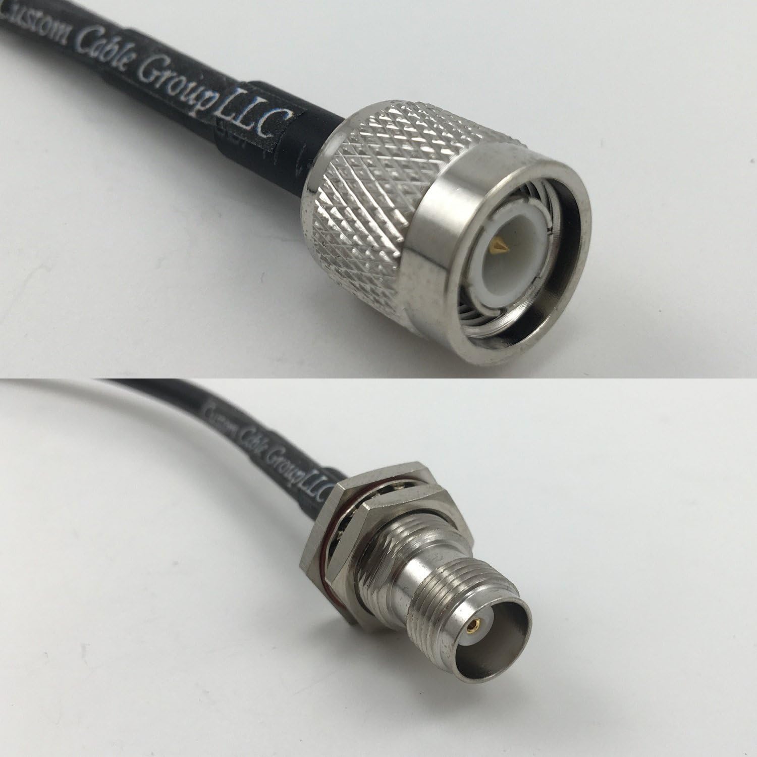 15 feet RFC195 KSR195 TNC MALE to TNC FEMALE BULKHEAD Pigtail Jumper RF coaxial cable 50ohm Quick USA Shipping