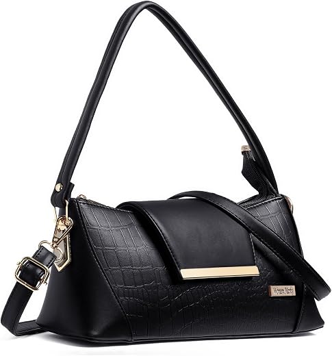 WOMEN MARKS® Textured Design adjustable shoulder strap Sling/Crossbody bag
