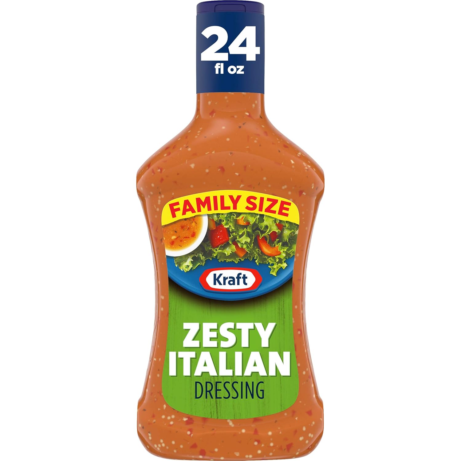 Kraft Zesty Italian Salad Dressing (24 fl oz Bottles, Pack of 6)