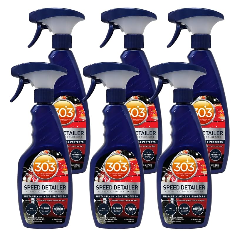 303 Speed Detailer Limpador e Finalizador Automotivo 480 mL Pacote com 6