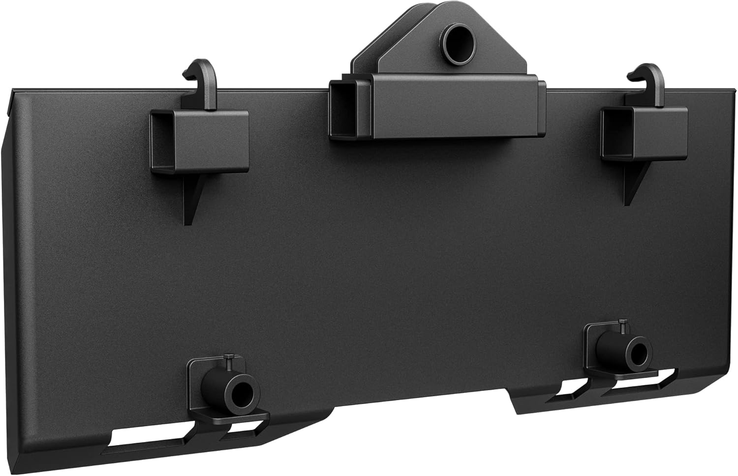 YITAMOTOR 3/8" Thick Skid Steer Mount Plate Attachment with 1x49" Hay