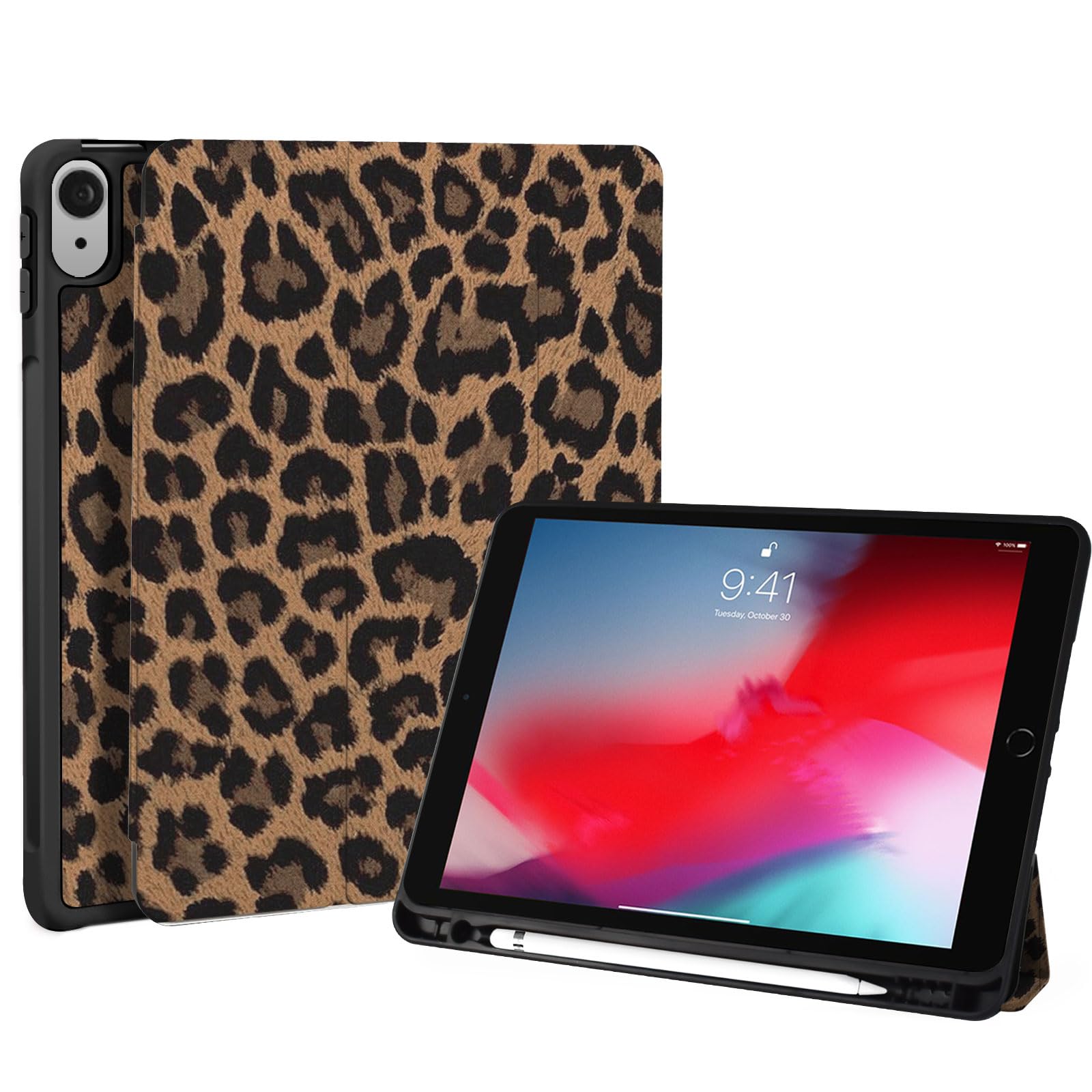 Custodia IPad Con Fiocco E Portapenna – Compatibile IPad 11a Gen 2025 (A16) E IPad 10a Gen 2022 – Rosa Pelle, Funzione Auto Wake/Sleep - 3