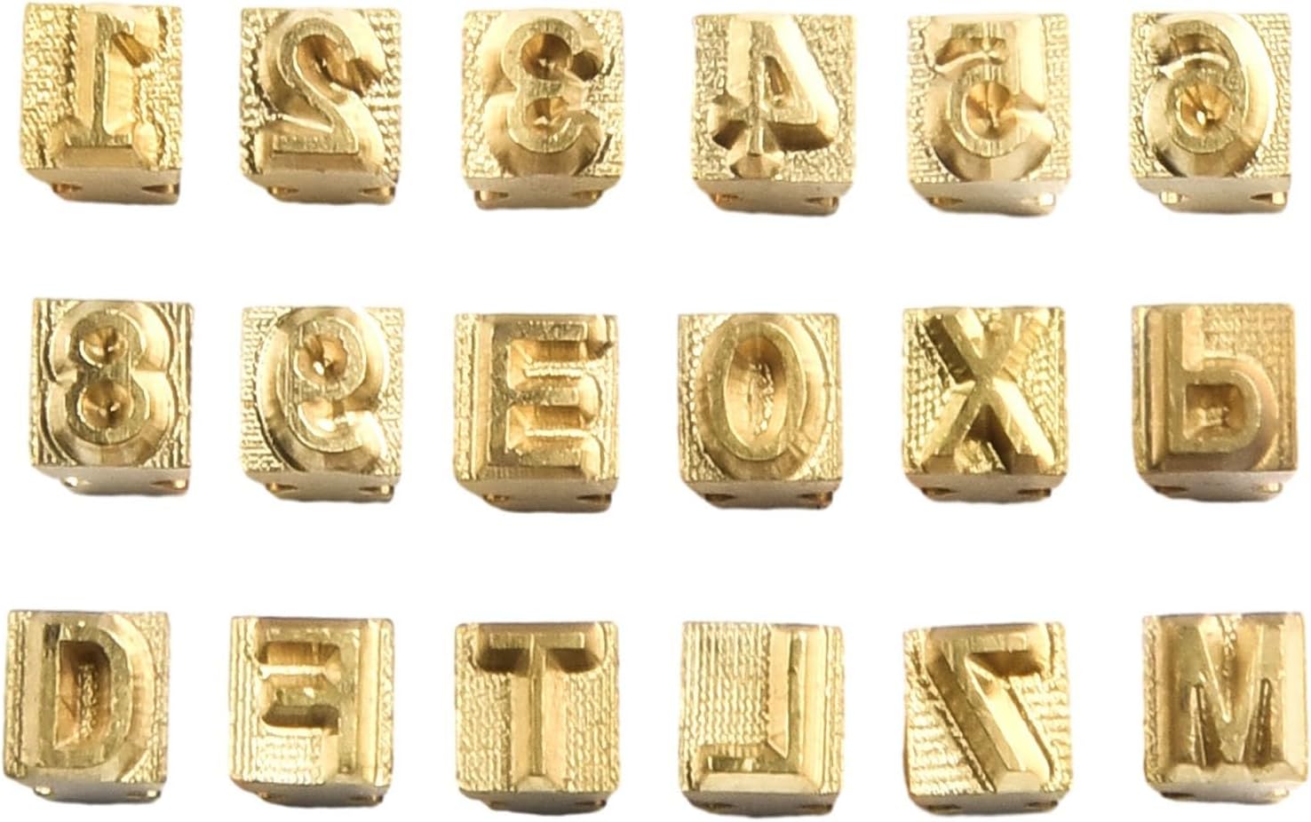 mp Character Set for MY-380F Ding Machine, Batch Code Number Wheel Replacement with 70 Pcs Alloy Characters (Type T & R), Expiration Date Marker for(Type R)