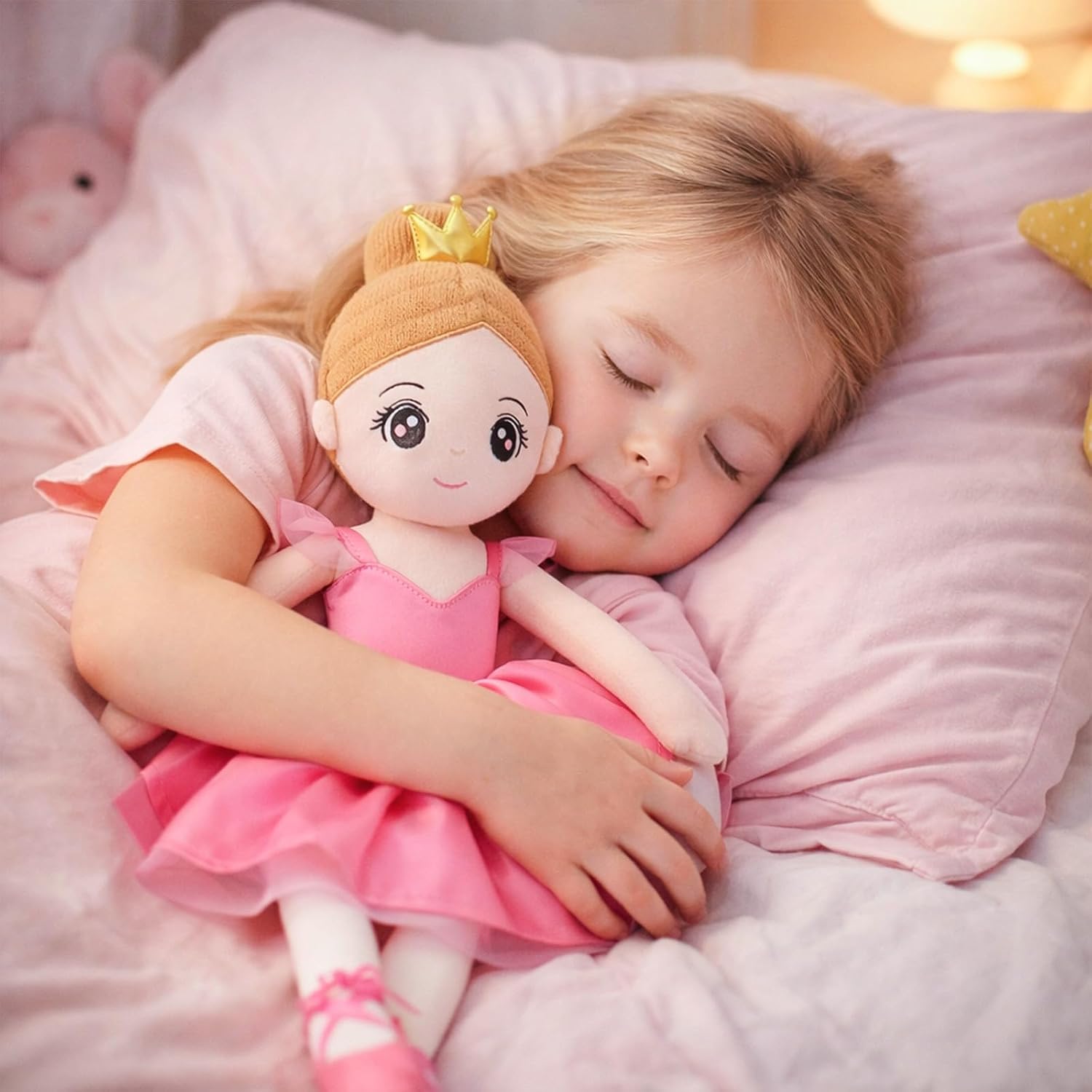 Ballerina Princess Doll Ballerina Princess Doll Girls Gift Plush Toy Ballet Girl Soft Baby Dolls Lover Toddler Dancer for Birthday