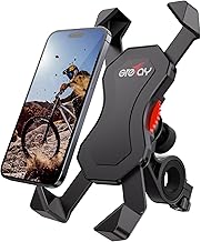 Grefay Universal Bicycle Mobile Phone Holder for 3.5 - 6.5 In. Smartphone with 360° Rotation