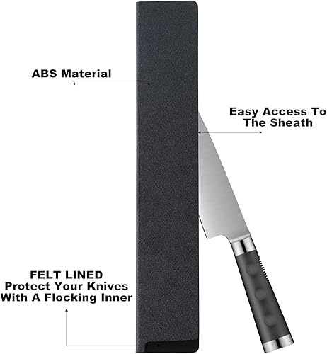 Miniatura 7 de Protectores de cuchillos, 4pcs Universal Cuchillo Edge Guards Set, Cuchillos de cocina fundas de cubierta, Cuchillos de cocina Protectores de borde,