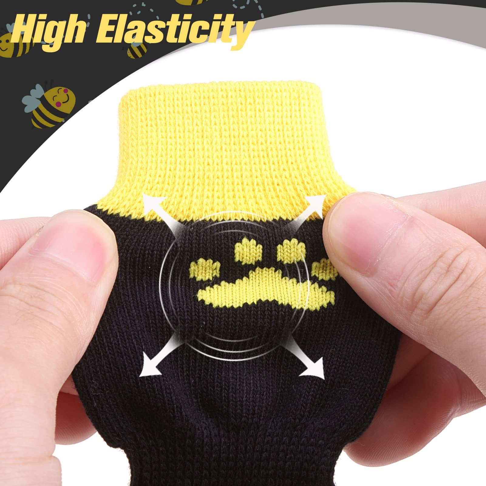 EXPAWLORER Anti Slip Dog Socks to Prevent Licking Paws,Winter Dog Boots & Paw Protectors,Dog Booties for Hardwood Floors with Grippers,Dog Shoes for Hot/Cold Pavement Small Medium Large Senior Dog